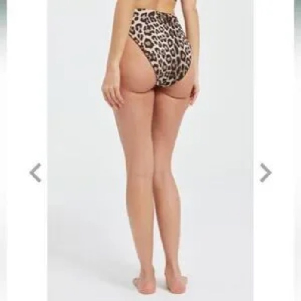 Good American Leopard Print Bikini Bottom